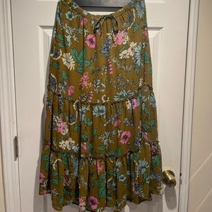 Floral Midi Skirt
